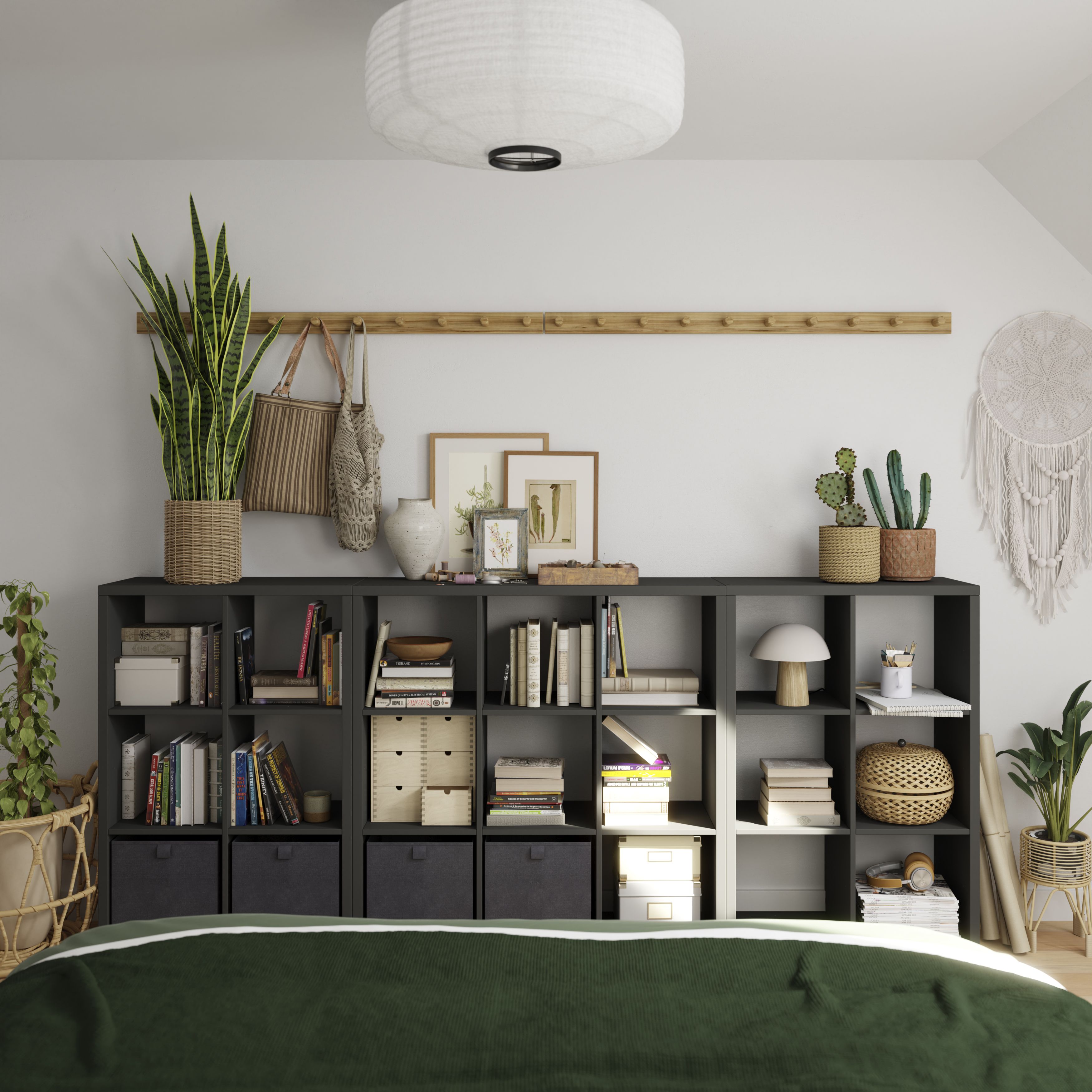 BMSG Moment Box 3点セット GoodHome Mixxit Grey Freestanding 9 shelf Cube Shelving unit, (H
