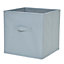 GoodHome Mixxit Light grey Storage basket (H)31cm (W)31cm