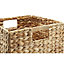 GoodHome Mixxit Natural Seagrass & water hyacinth Storage basket (H)30cm (W)30cm (D)30cm