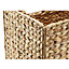 GoodHome Mixxit Natural Seagrass & water hyacinth Storage basket (H)30cm (W)30cm (D)30cm