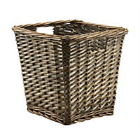 GoodHome Mixxit Natural Willow Storage basket (H)30cm (W)30cm (D)30cm