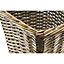 GoodHome Mixxit Natural Willow Storage basket (H)30cm (W)30cm (D)30cm