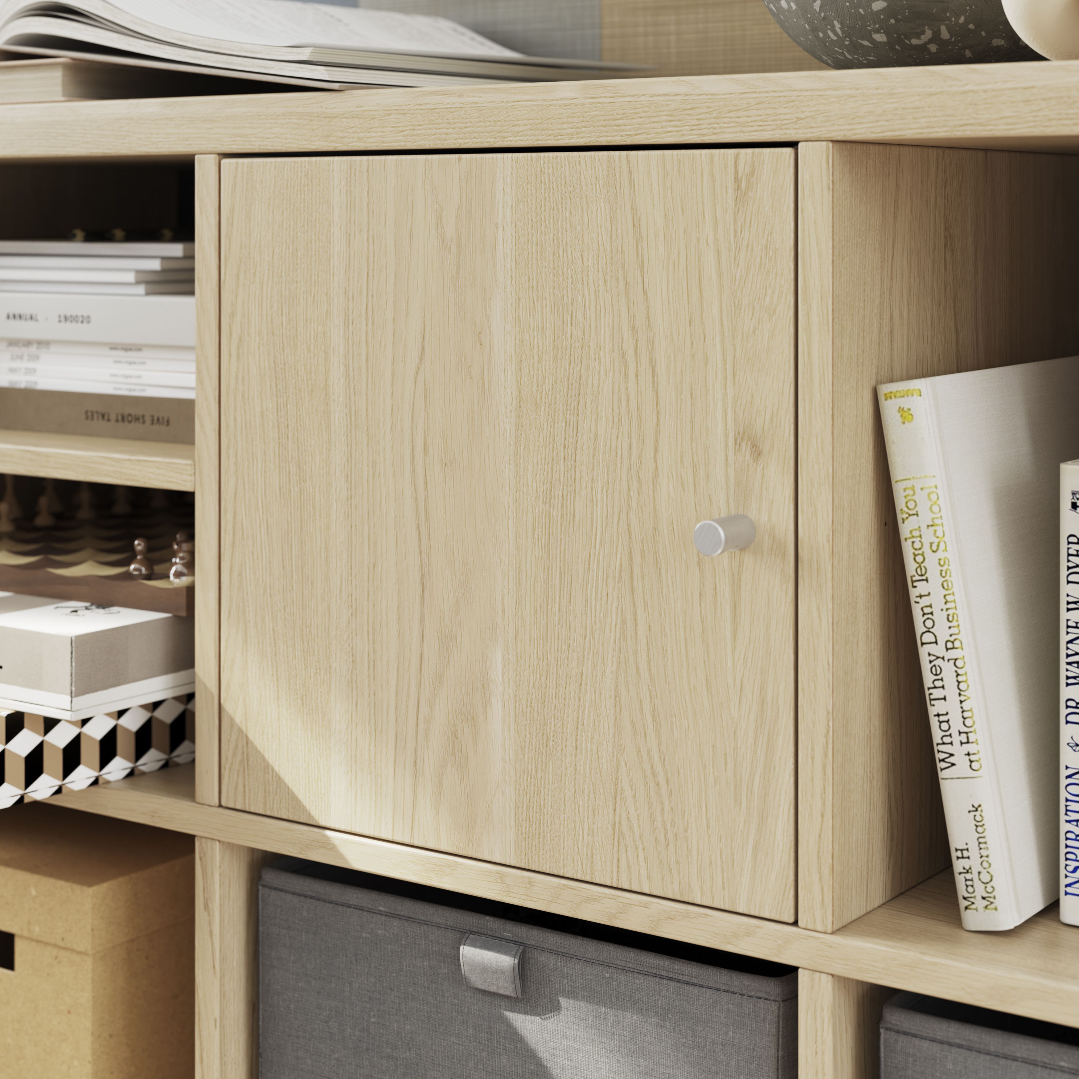 GoodHome Mixxit Oak effect Modular Cabinet door (H)329mm (W)330mm