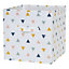 GoodHome Mixxit Triangle pattern Multicolour Storage basket (H)31cm (W)31cm (D)31cm