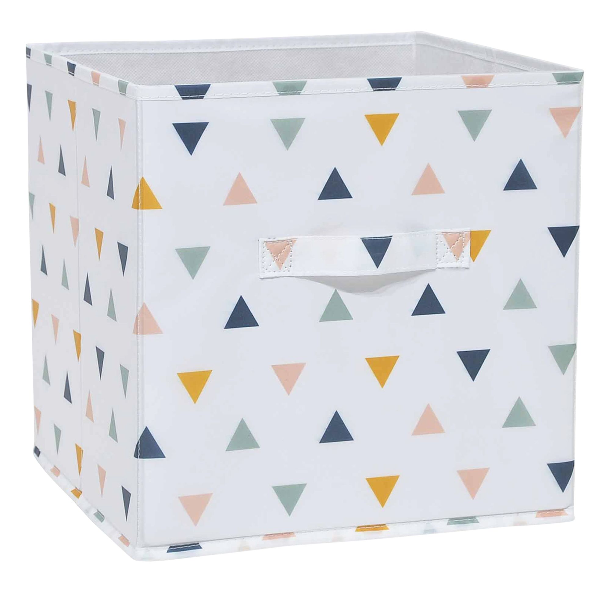 GoodHome Mixxit Triangle pattern Multicolour Storage basket (H)31cm (W)31cm (D)31cm