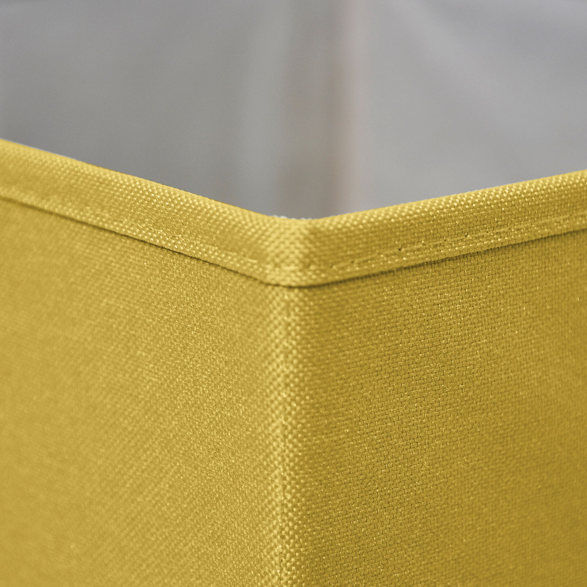 GoodHome Mixxit Yellow Cardboard, polyester (PES) & polypropylene (PP) Storage basket (H)31cm (W)31cm