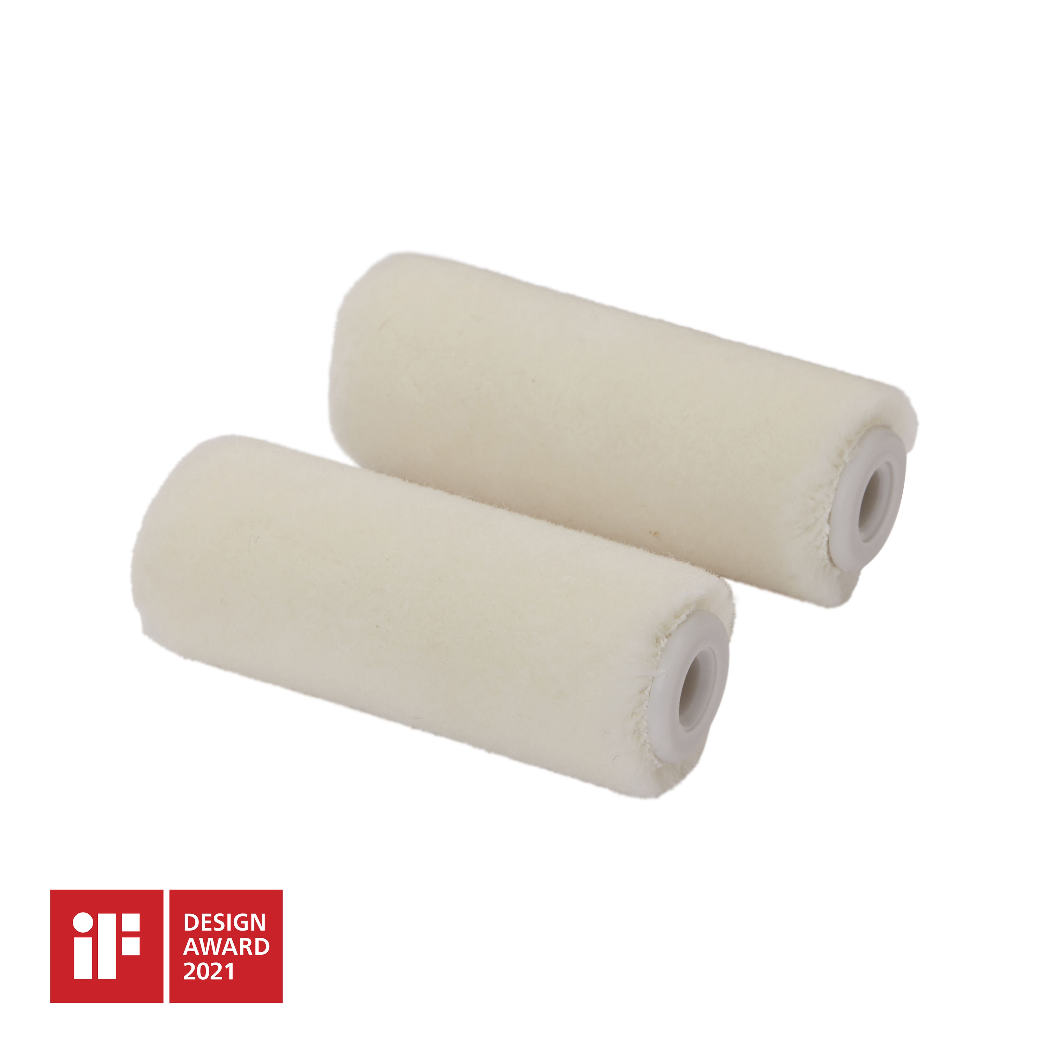 GoodHome Mohair Interior Roller sleeve, (L)65mm, Pack of 2