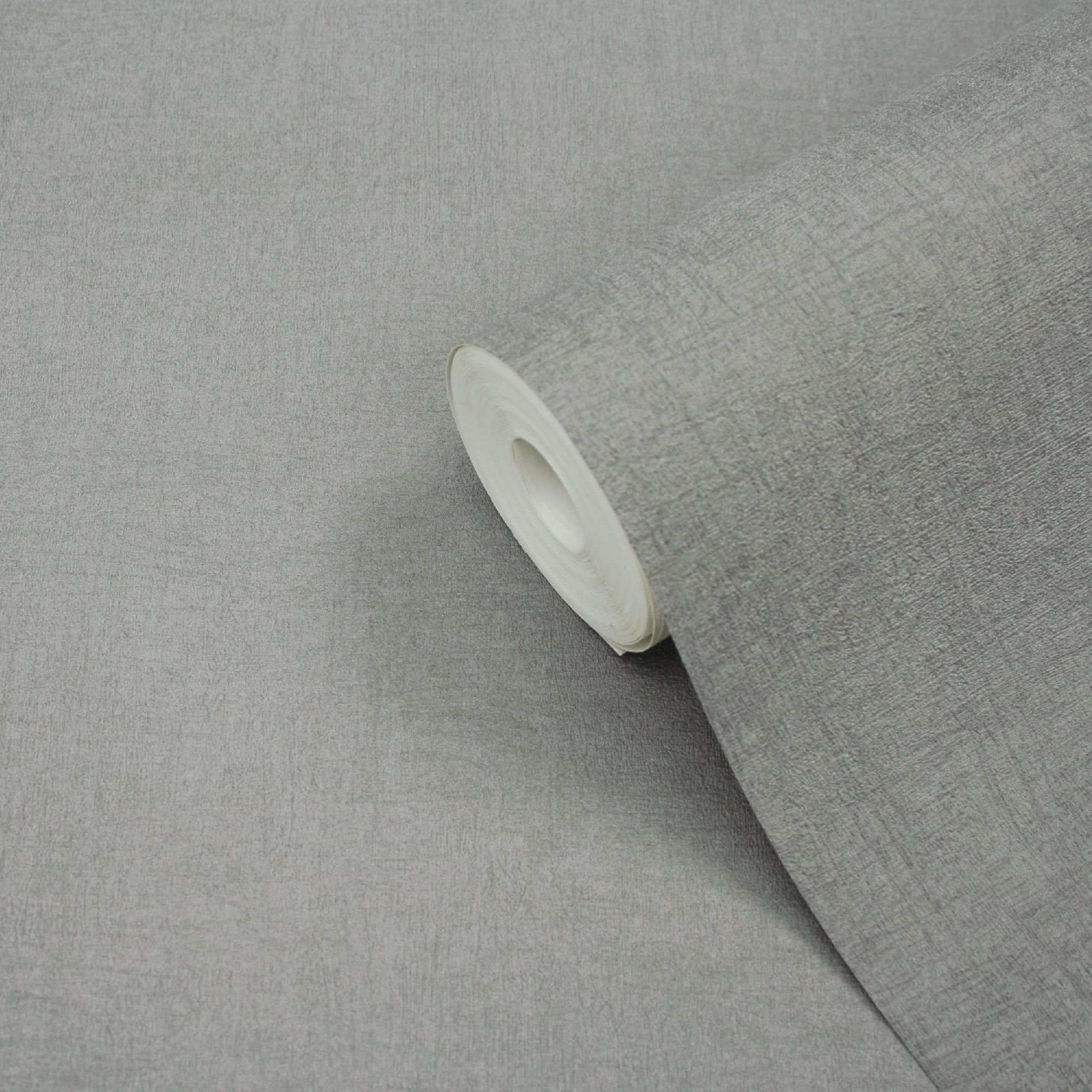 GoodHome Moivre Grey Concrete effect Contemporary Textured Wallpaper
