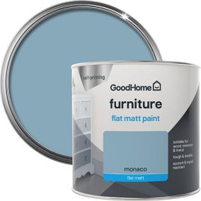 GoodHome Monaco Flat matt Furniture paint, 500ml
