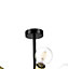 GoodHome Monzoni Black Gold effect 6 Lamp Pendant ceiling light, (Dia)515mm