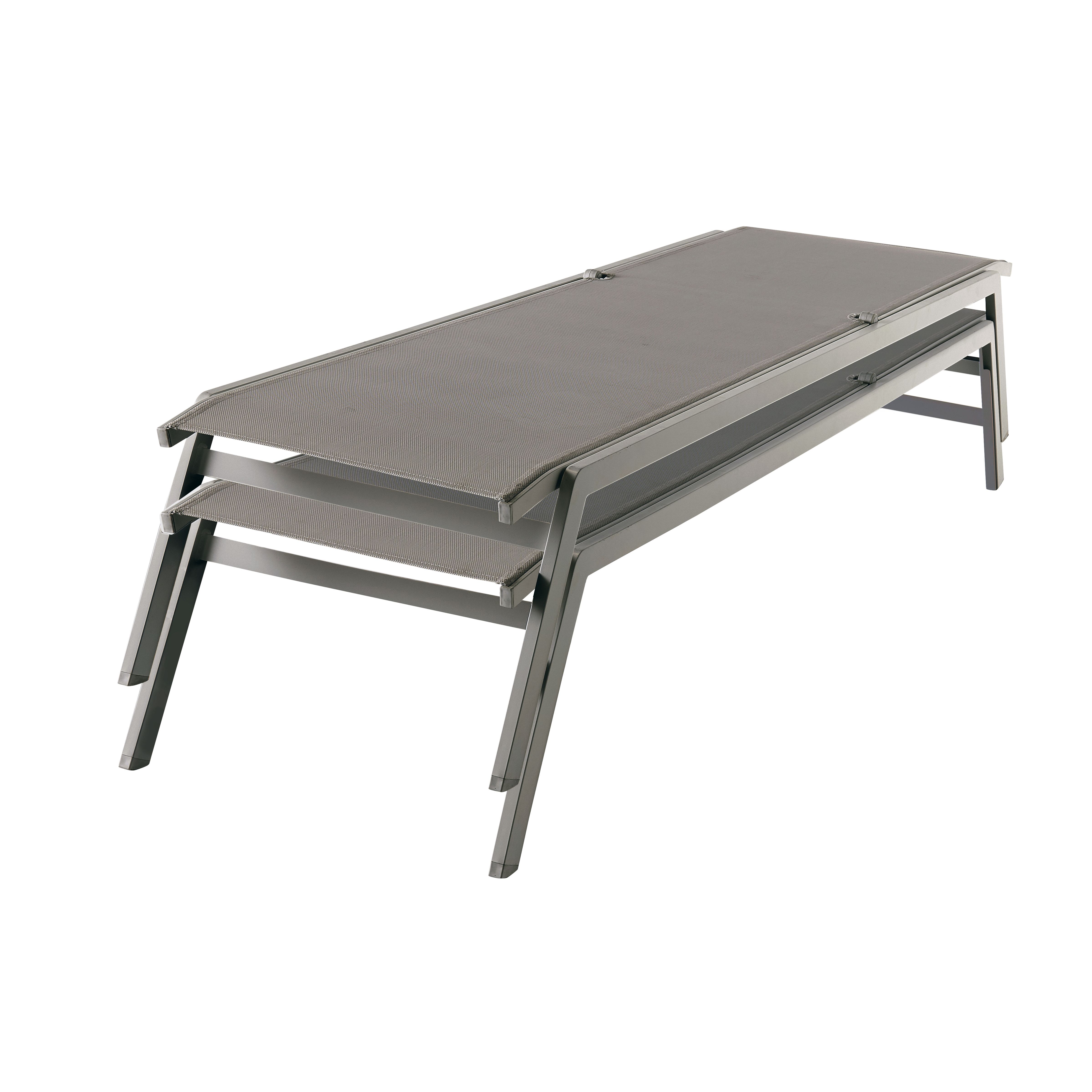 Grey metal sun lounger new arrivals