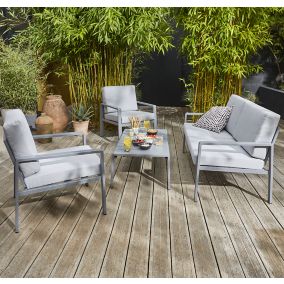 Aluminium bistro deals set b&q