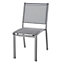 GoodHome Moorea Steel grey Metal Chair