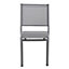 GoodHome Moorea Steel grey Metal Chair