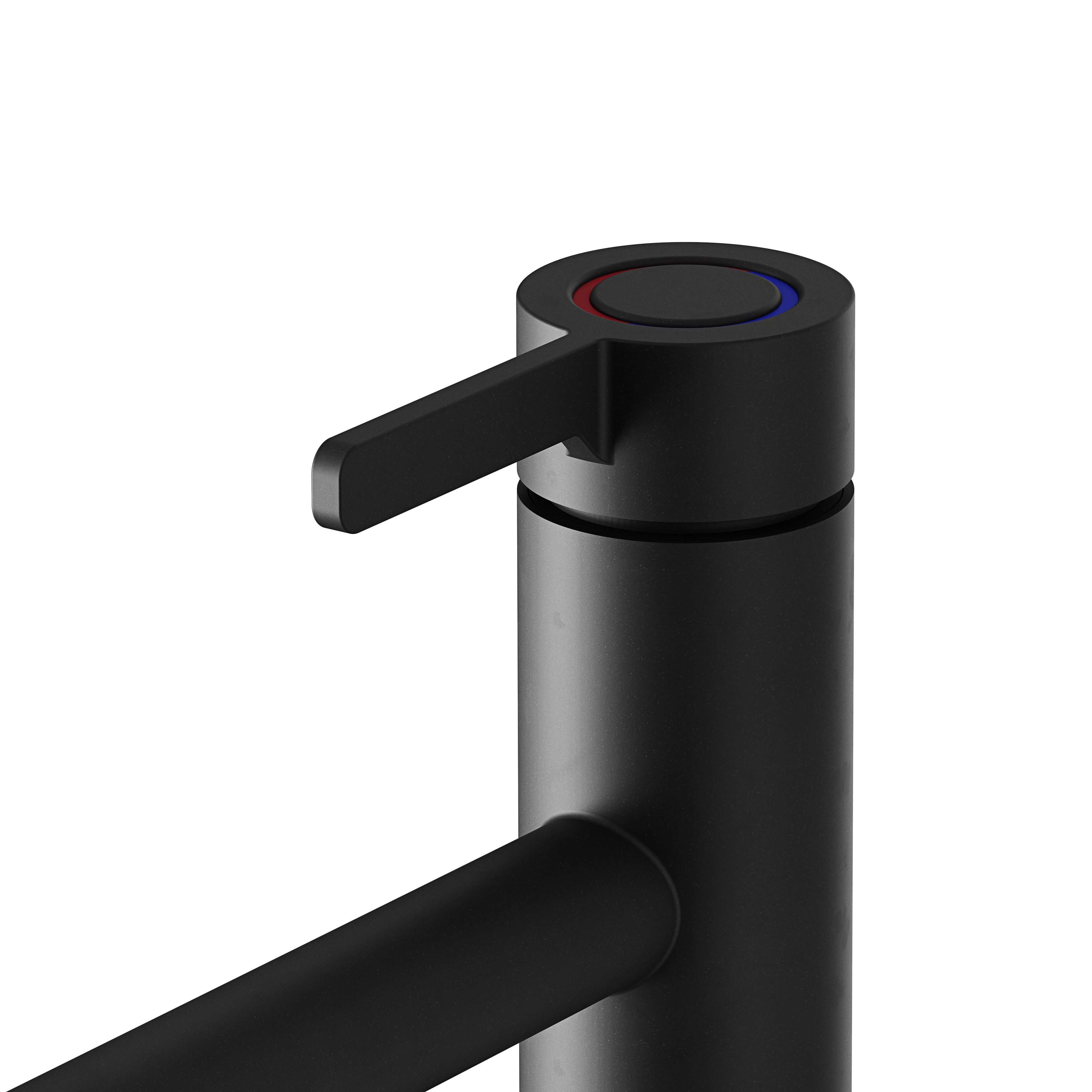 GoodHome Morita Black Graphite effect Kitchen Top lever Tap | DIY 