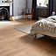 GoodHome Mossley Natural oak effect Laminate Flooring, 1.73m² Pack of 7