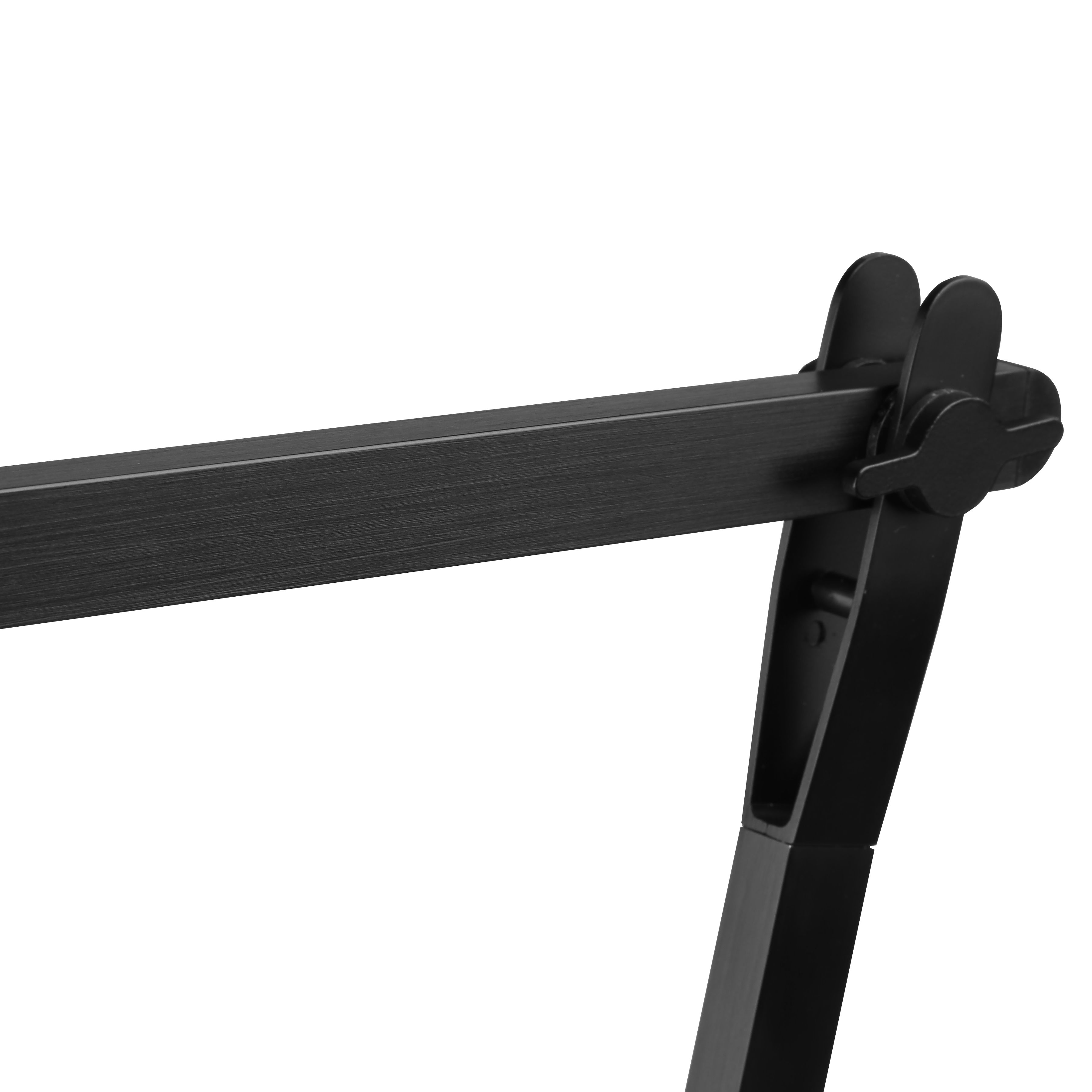 GoodHome Moxette Matt Black Clip-on desk lamp