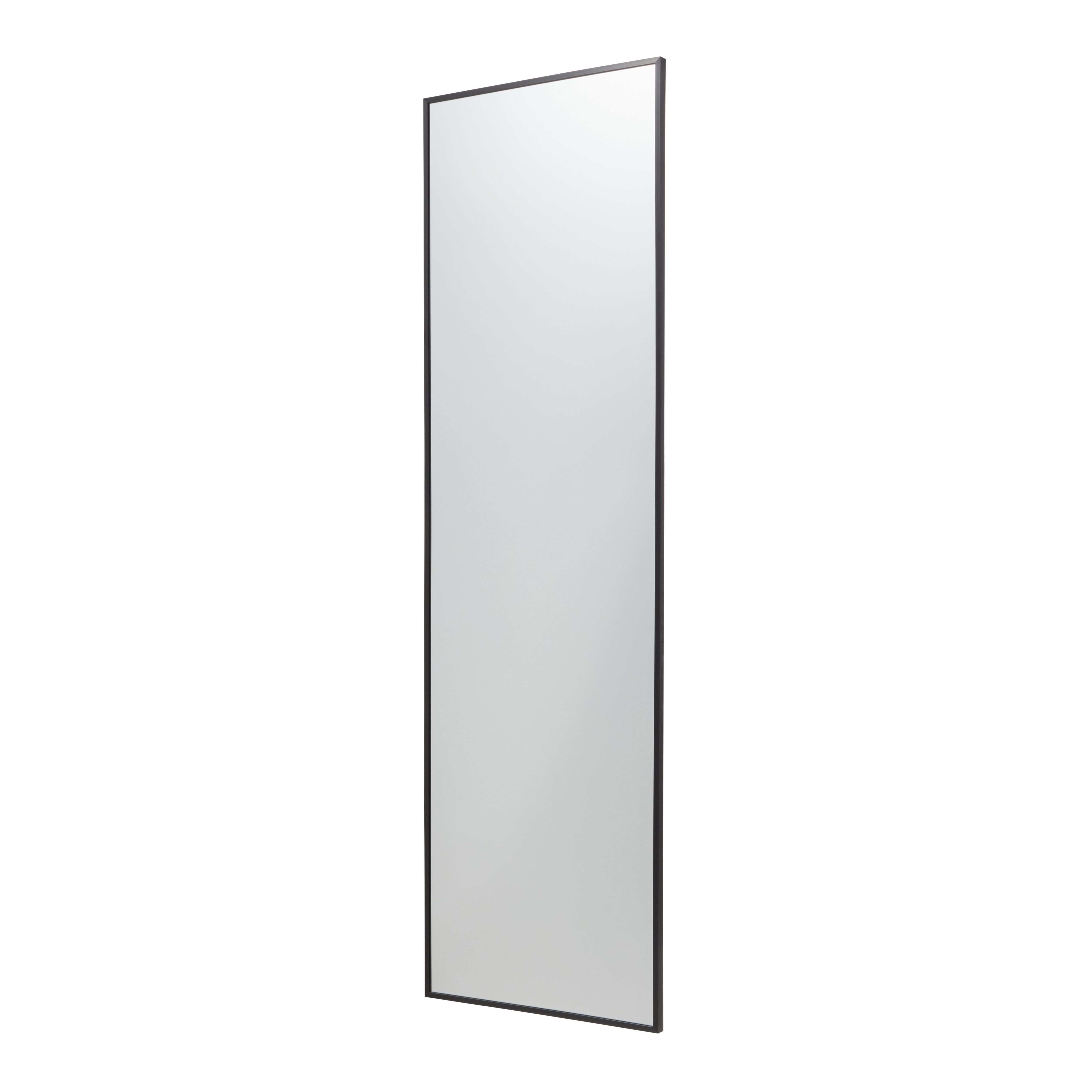 Seafuloy 31.5 in. W x 71.5 in. H Large Rectangle Black Alloy Framed Full  Length Wall-Mounted Standing Mirror HZ-H-Z016 - The Home Depot