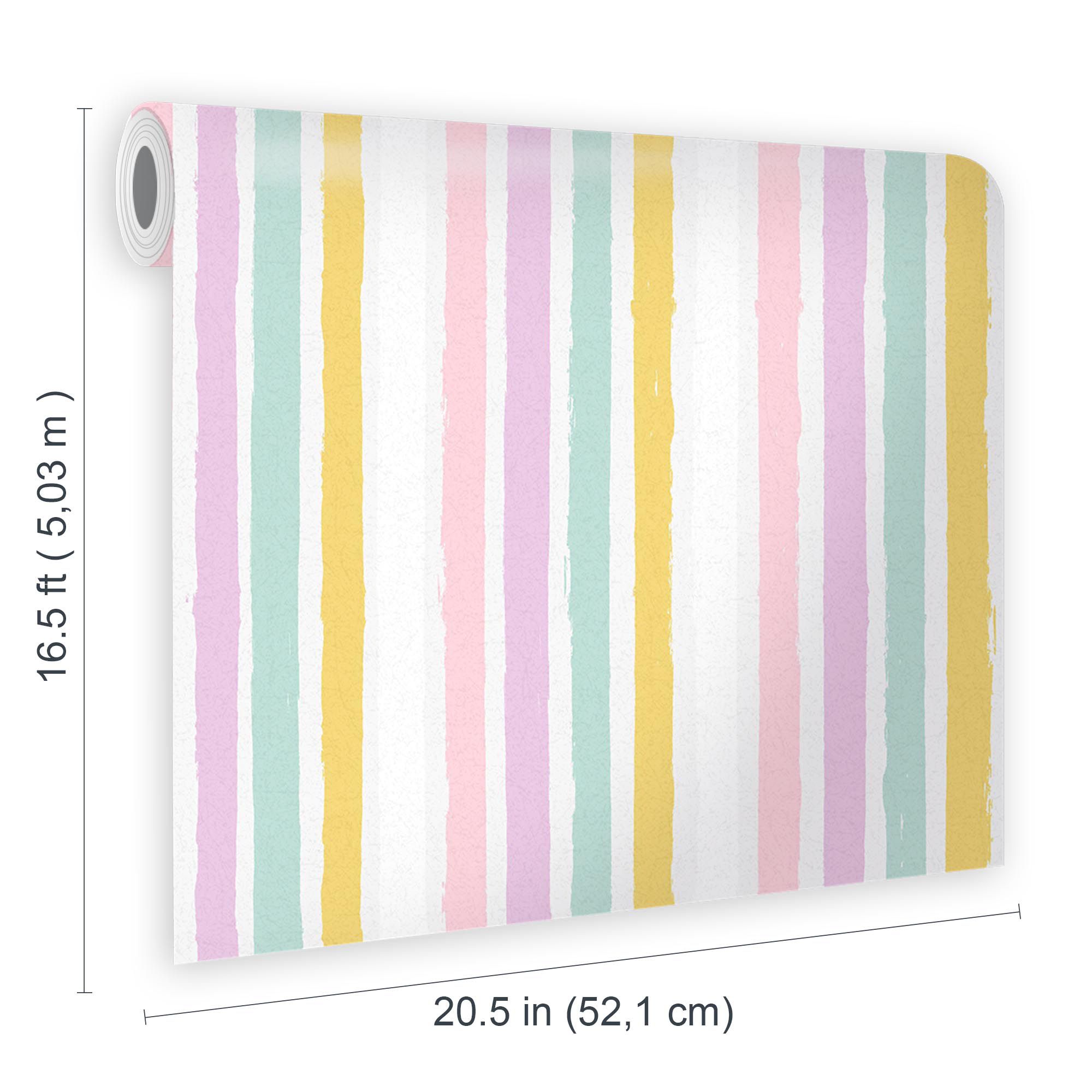 GoodHome Multi Striped Design Smooth Wallpaper