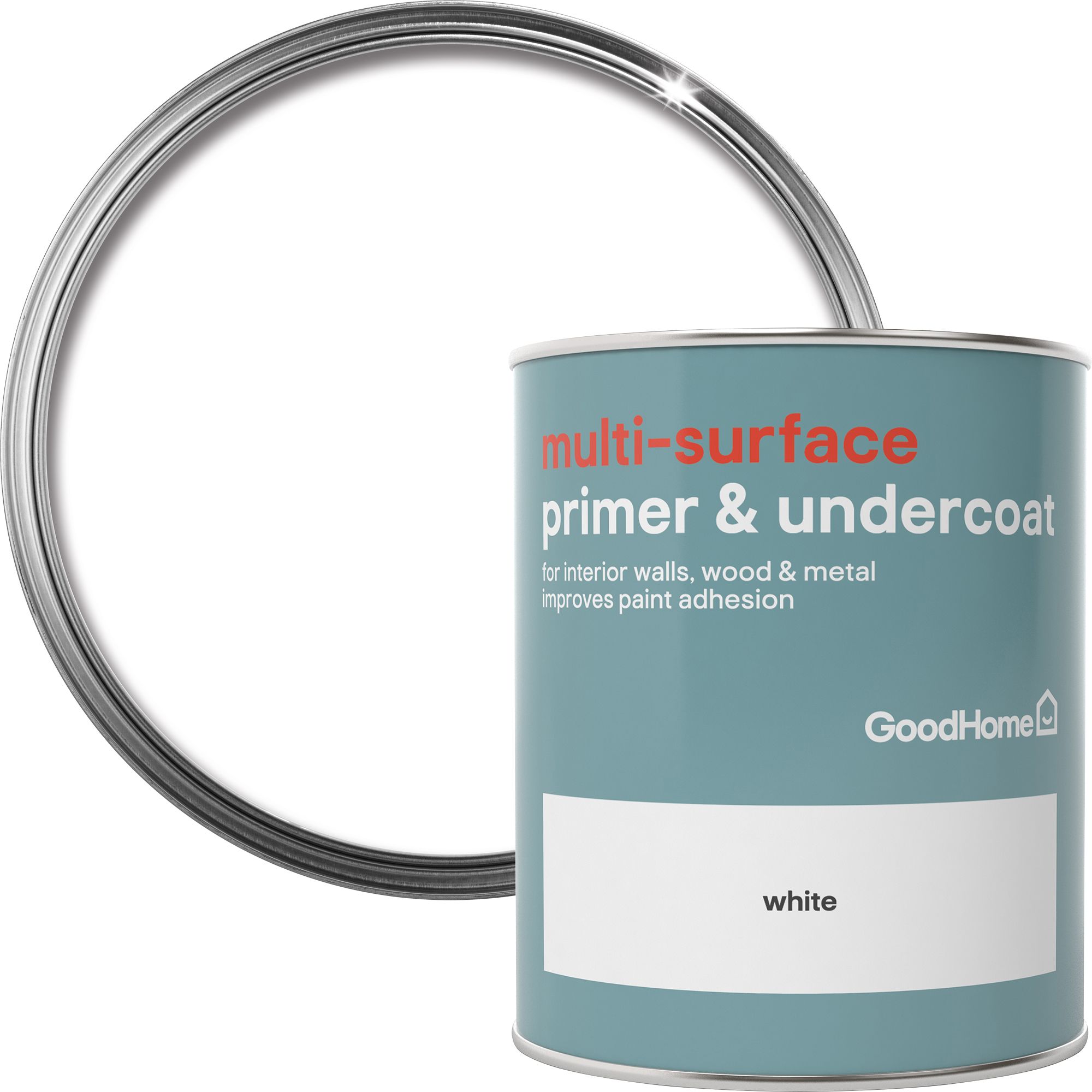 GoodHome MultiSurface White Multisurface Primer & undercoat, 750ml