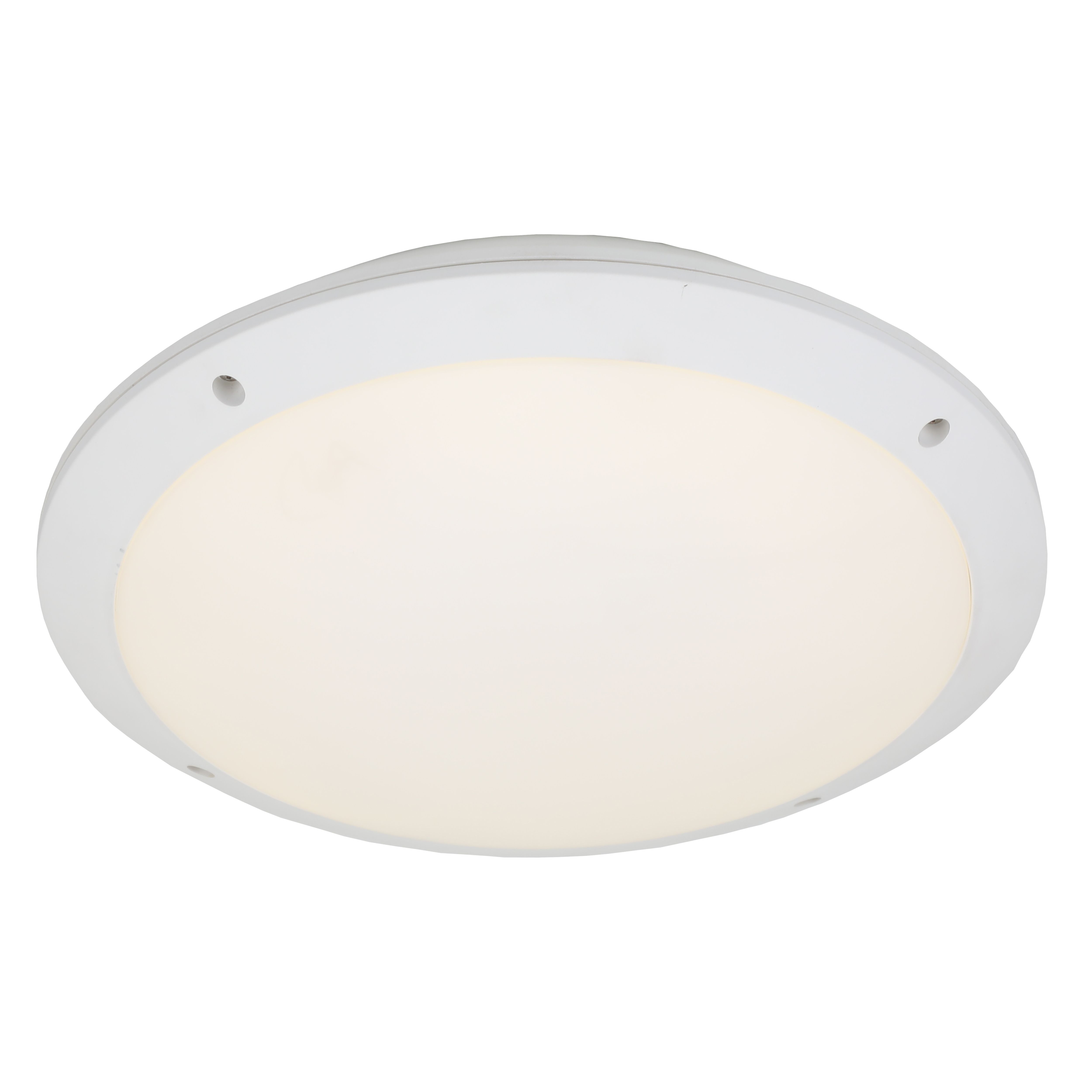 GoodHome Mylius White Wired LED Bulkhead light (Dia) 28cm | DIY at B&Q