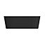 GoodHome Nakina Fibreglass-reinforced acrylic Left or right-handed D-shaped Black Double ended 0 tap hole Bath (L)1700mm (W)750mm