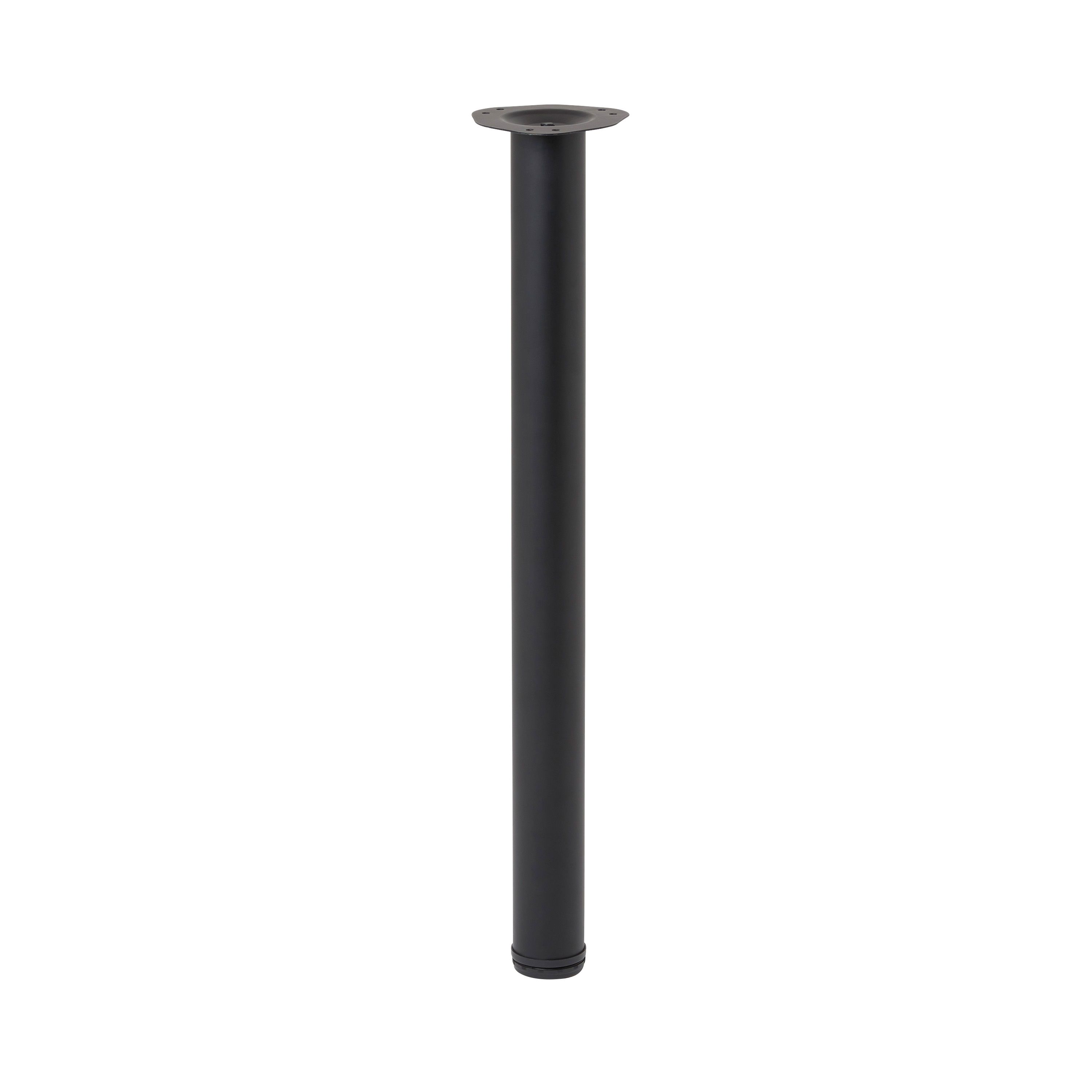 GoodHome Nantua 910mm Black Worktop support leg DIY at B&Q