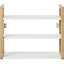 GoodHome Nantua Matt Natural & White Oak effect Short Wall Cabinet (W)645mm (H)530mm
