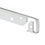 GoodHome Nantua Silver effect Aluminium alloy Worktop joint (H)16mm (W)24mm