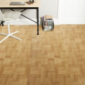 Self adhesive vinyl tiles | Stick on floor tiles | B&Q