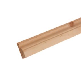 GoodHome Natural Pine Ogee Architrave (L)2.1m (W)58mm (T)15mm
