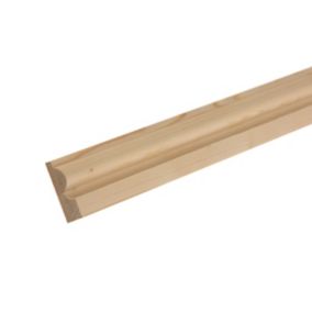 GoodHome Natural Pine Torus Architrave (L)2.1m (W)58mm (T)15mm, Pack of 5