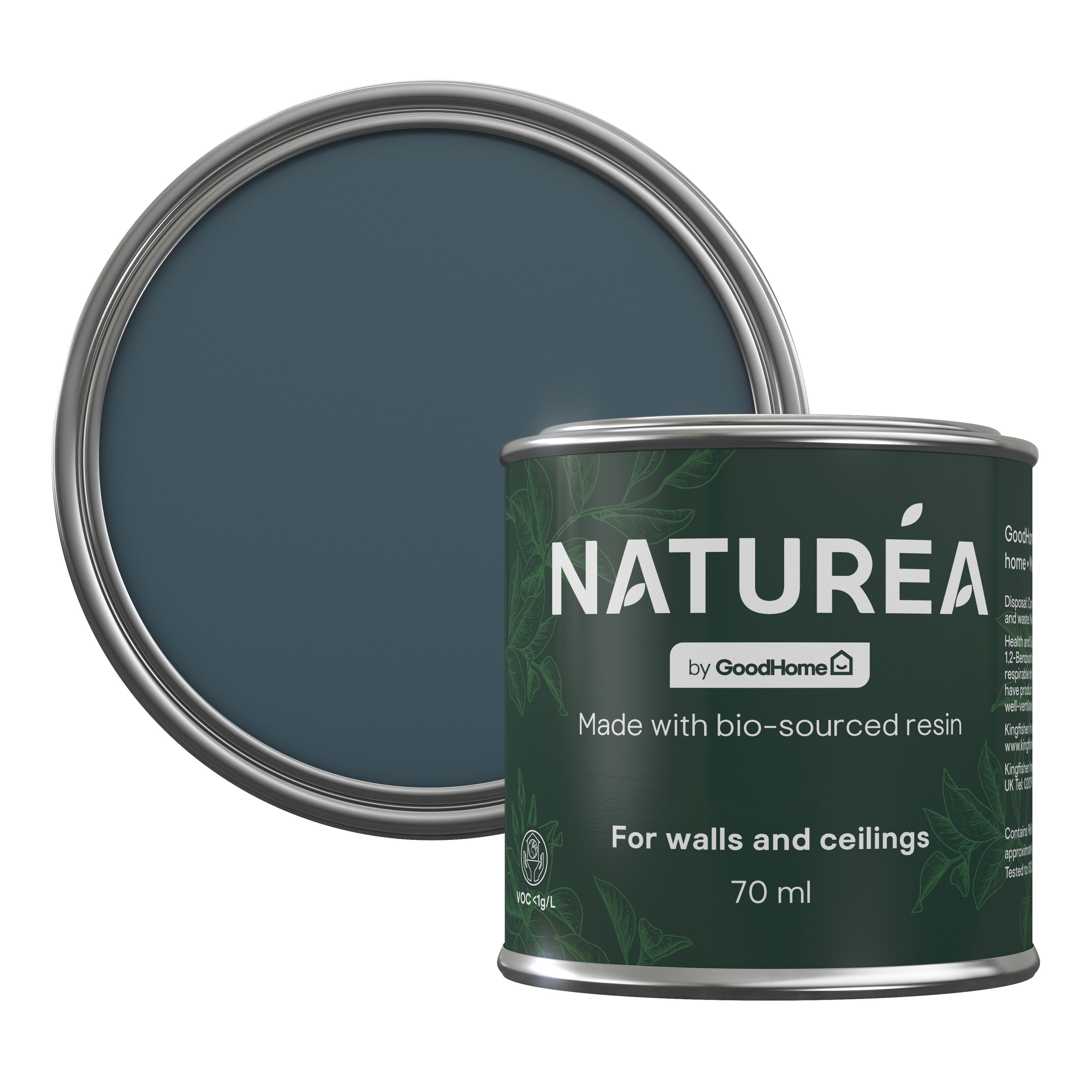 GoodHome Naturéa Blue Allium Velvet matt Wall paint, 70ml