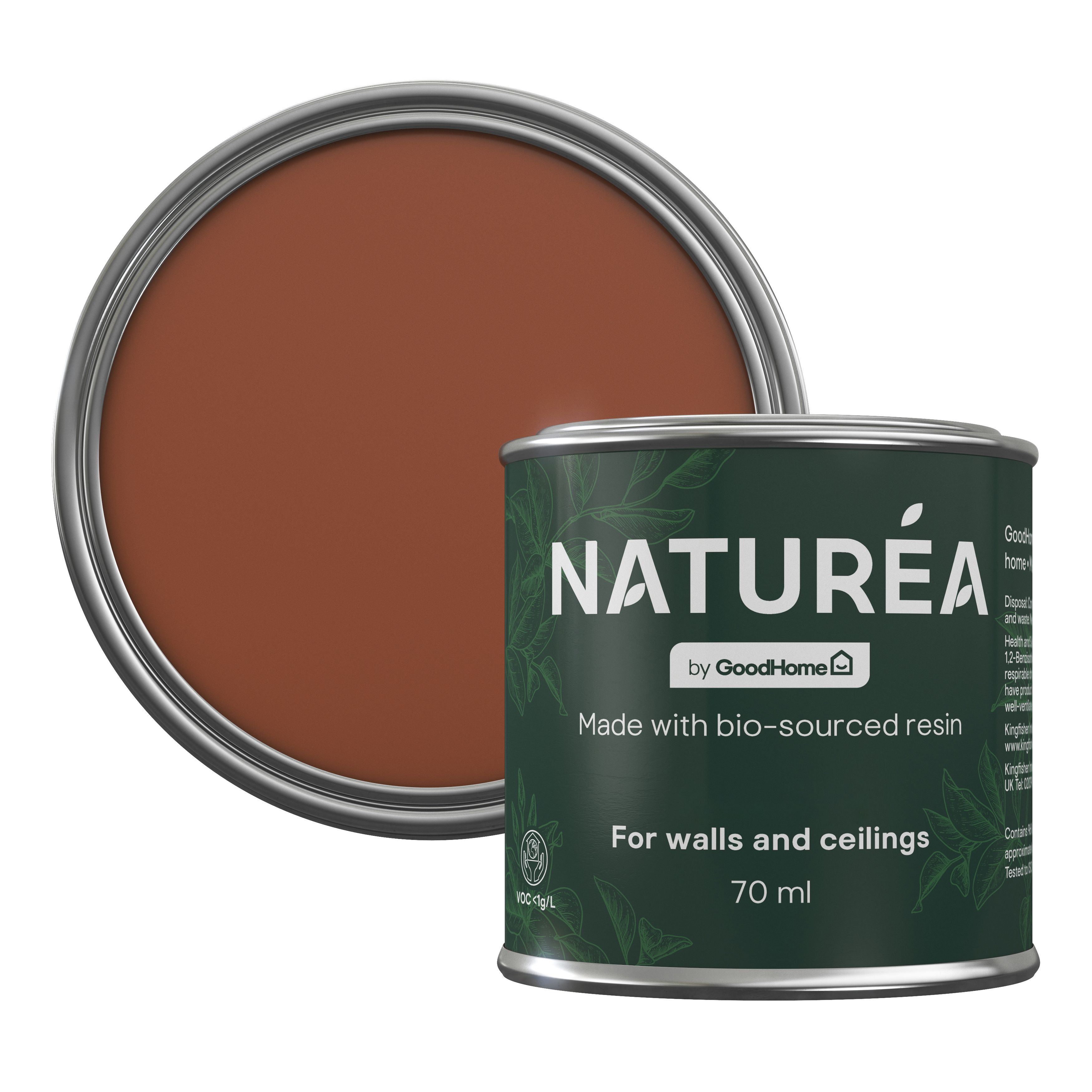 GoodHome Naturéa Crocosmia Velvet matt Wall paint, 70ml