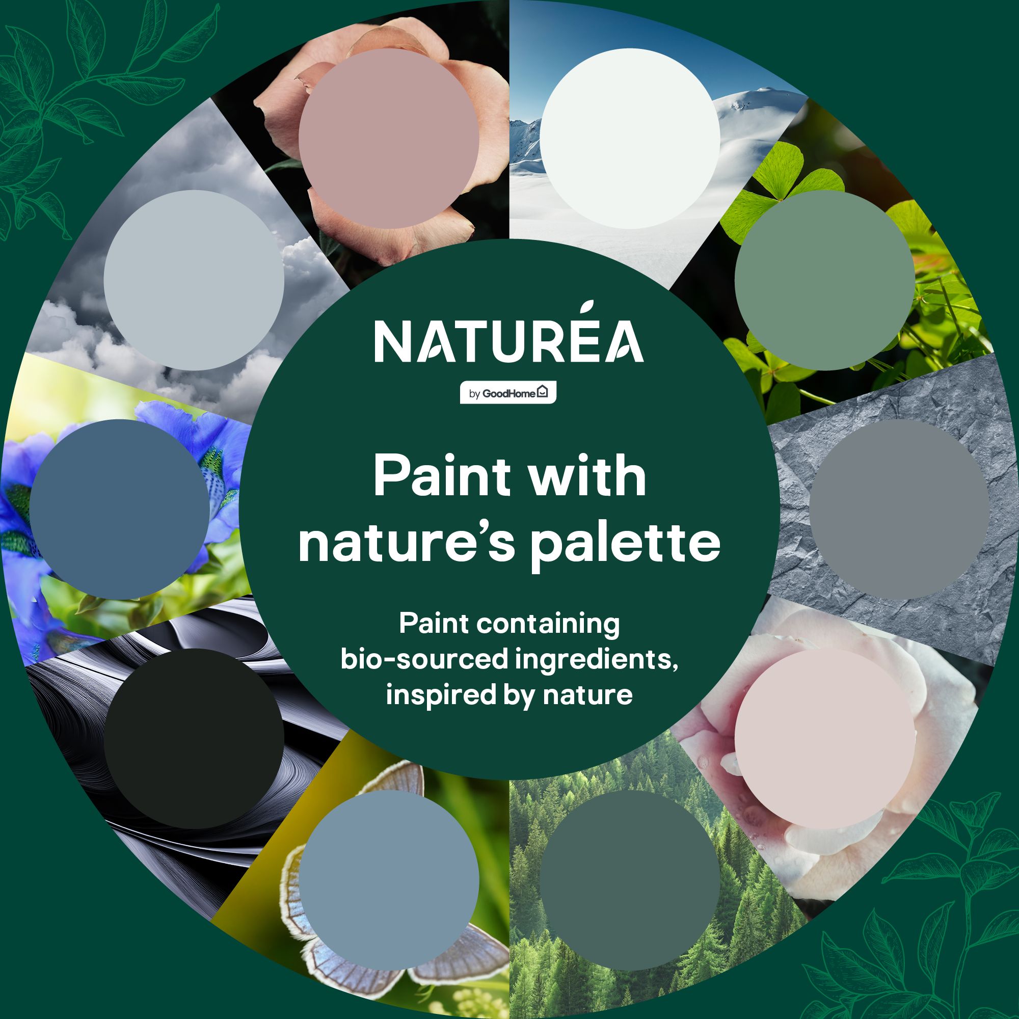 GoodHome Naturéa Spruce Velvet matt Wall paint, 70ml