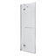 GoodHome Naya Silver effect Clear No design Full open pivot Shower Door (H)195cm (W)90cm