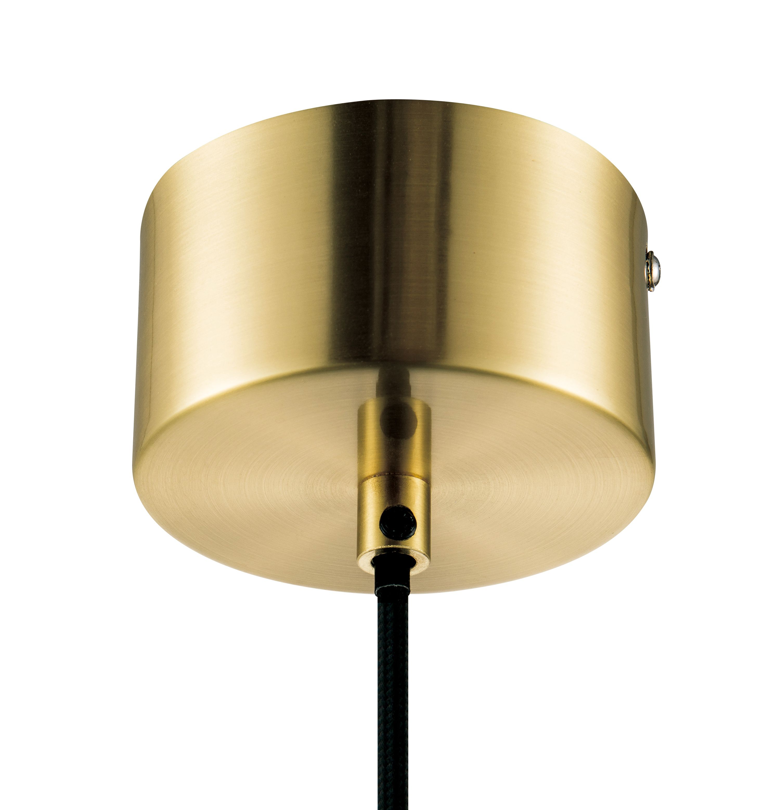 GoodHome Nedoki Brass effect Pendant ceiling light, (Dia)350mm