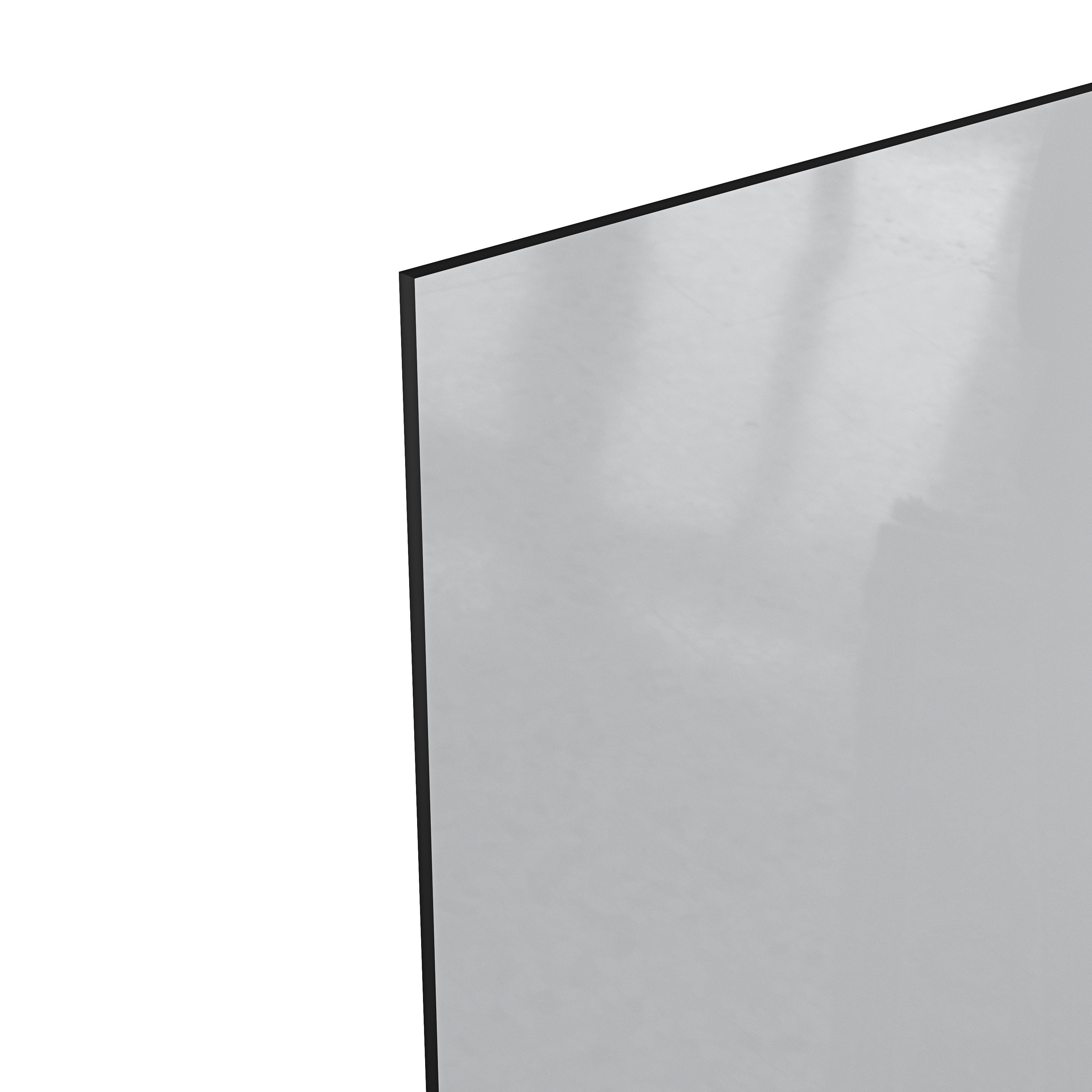 GoodHome Nepeta Anthracite Smooth / shallow Paper & resin Back panel, (H)600mm (W)2000mm (T)3mm