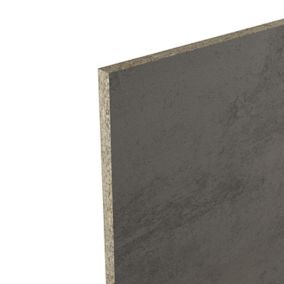 GoodHome Nepeta Natural Concrete effect Paper & resin Back panel, (H)600mm (W)2000mm (T)3mm