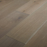 GoodHome Nephin Grey Oak Real wood top layer flooring, 1.58m² Pack
