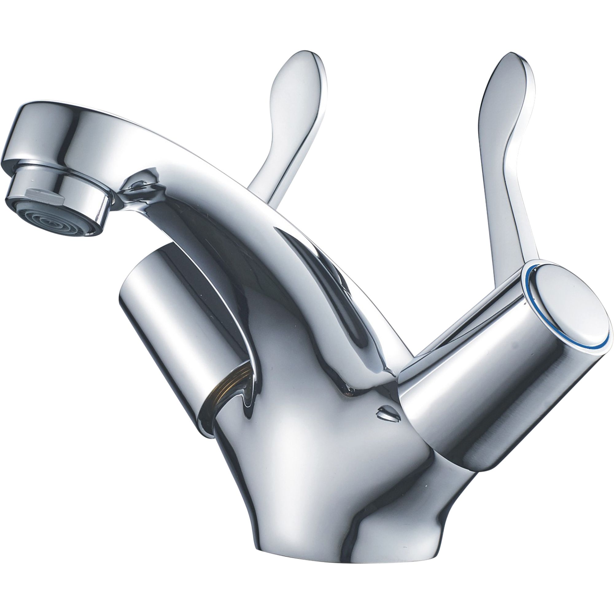 GoodHome Netley Round Basin Mono mixer Tap