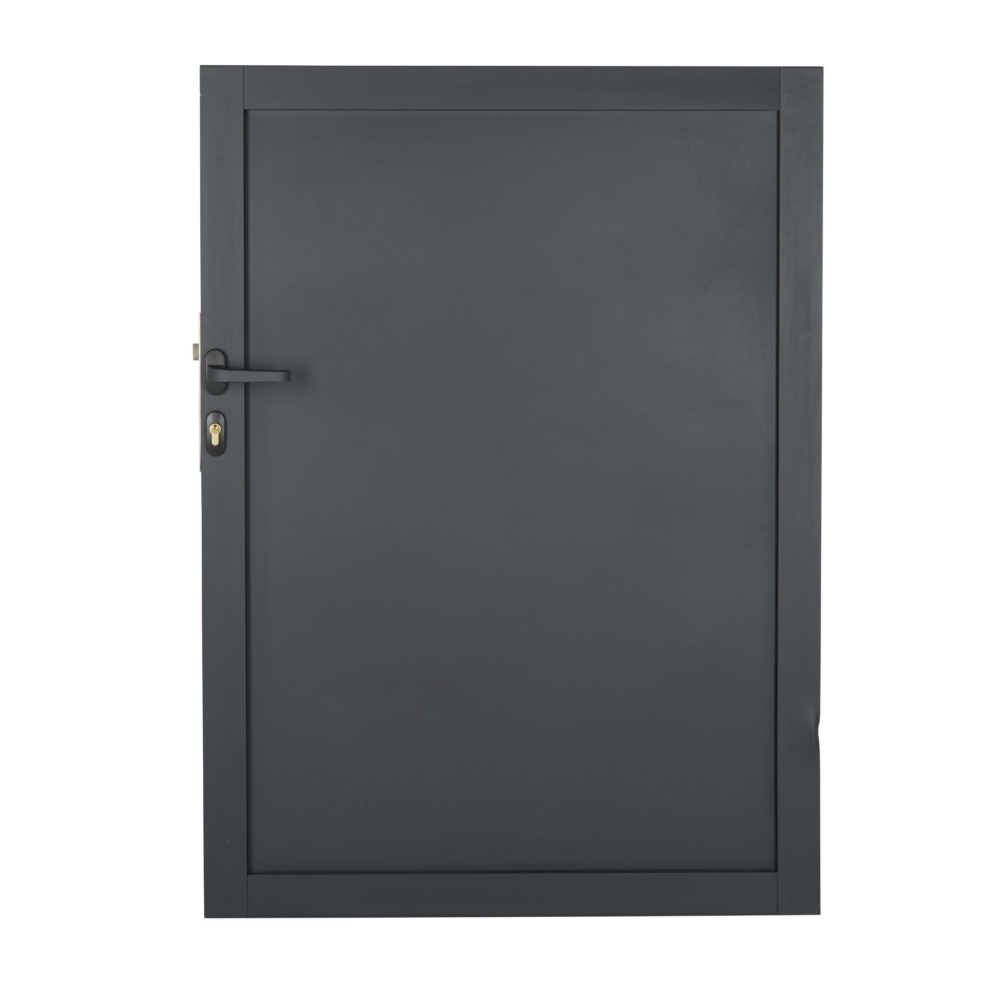 GoodHome Neva Aluminium Gate, (H)1.28m (W)0.93m