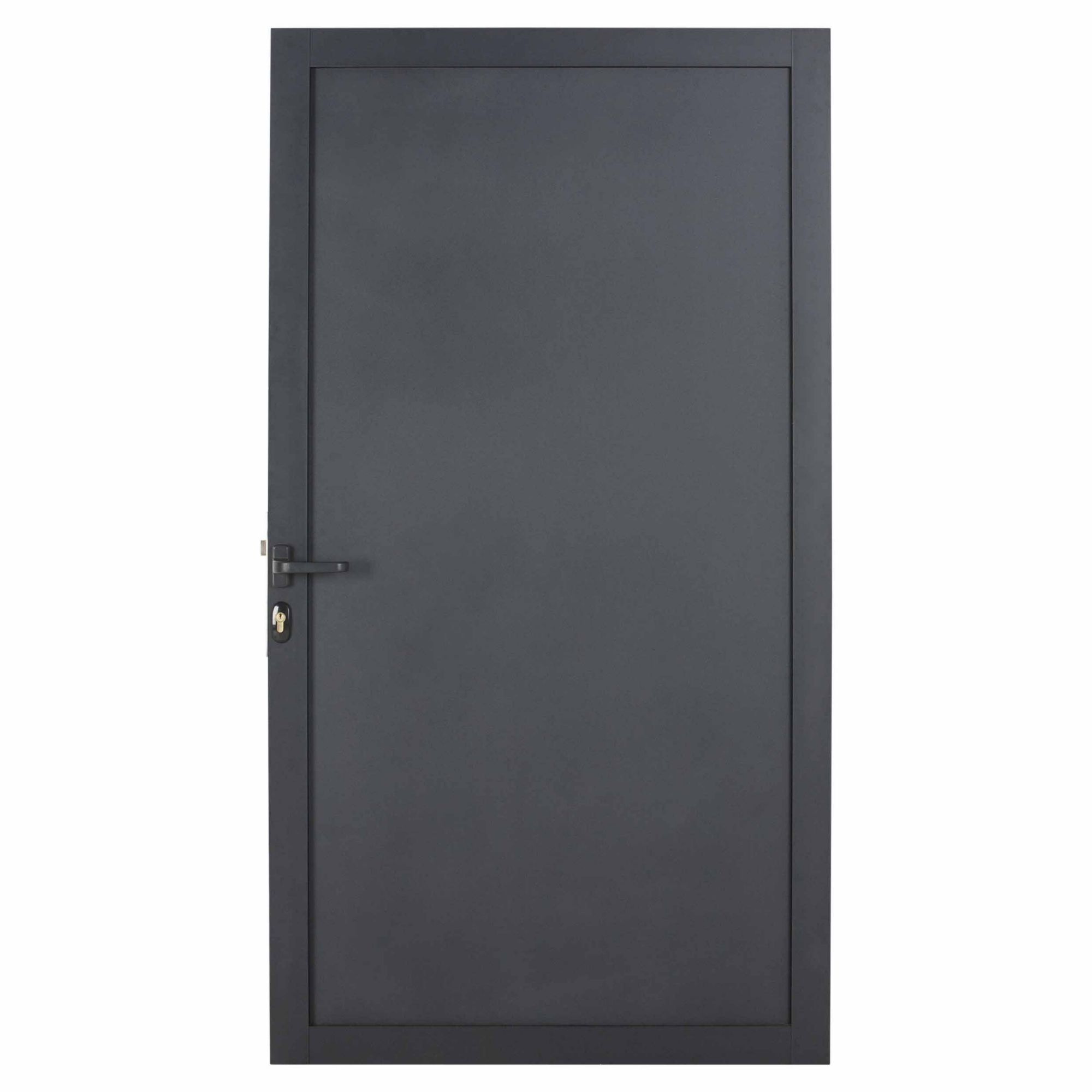 GoodHome Neva Aluminium Gate, (H)1.72m (W)0.93m