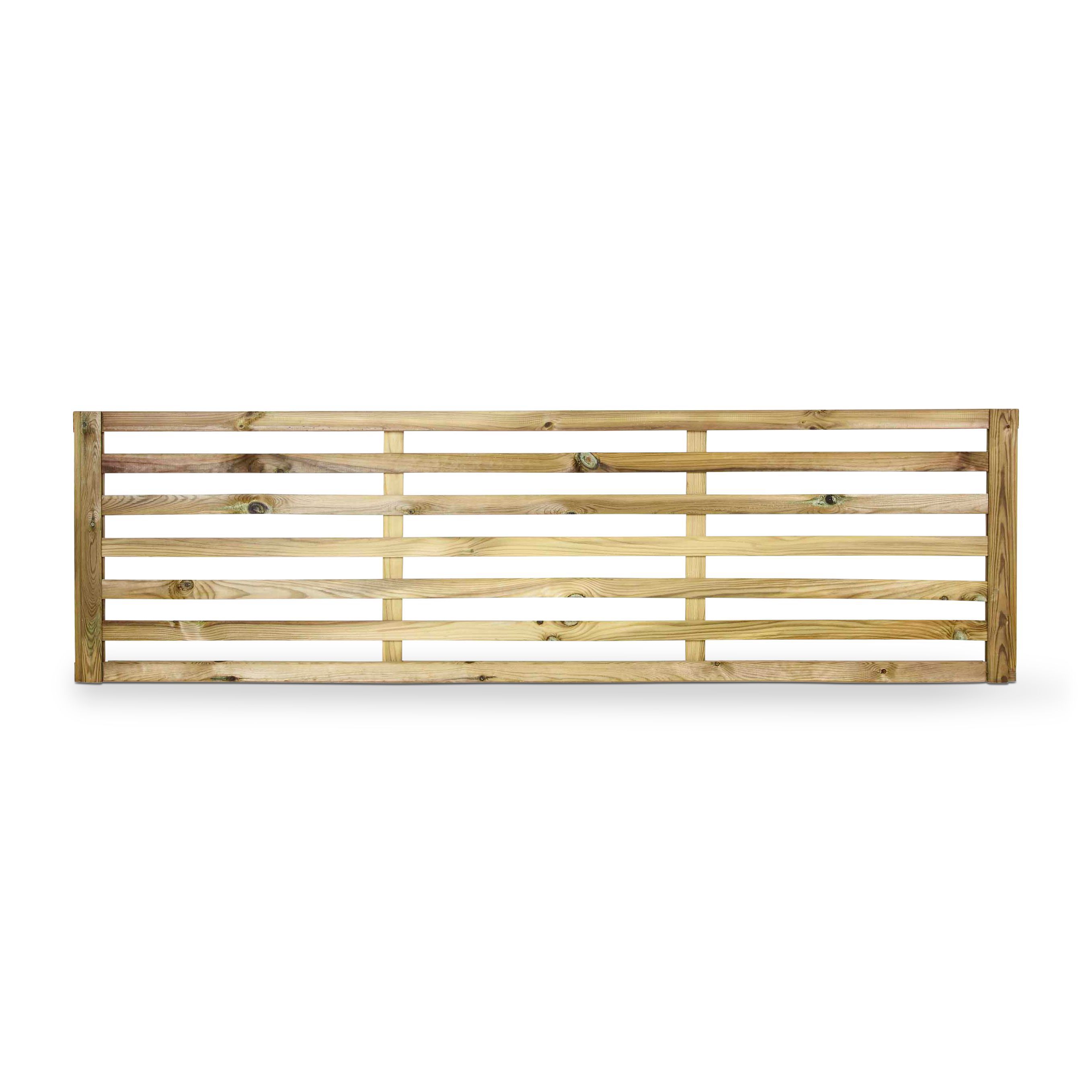GoodHome Neva Pin Timber Trellis panel (W)179cm x (H)52cm