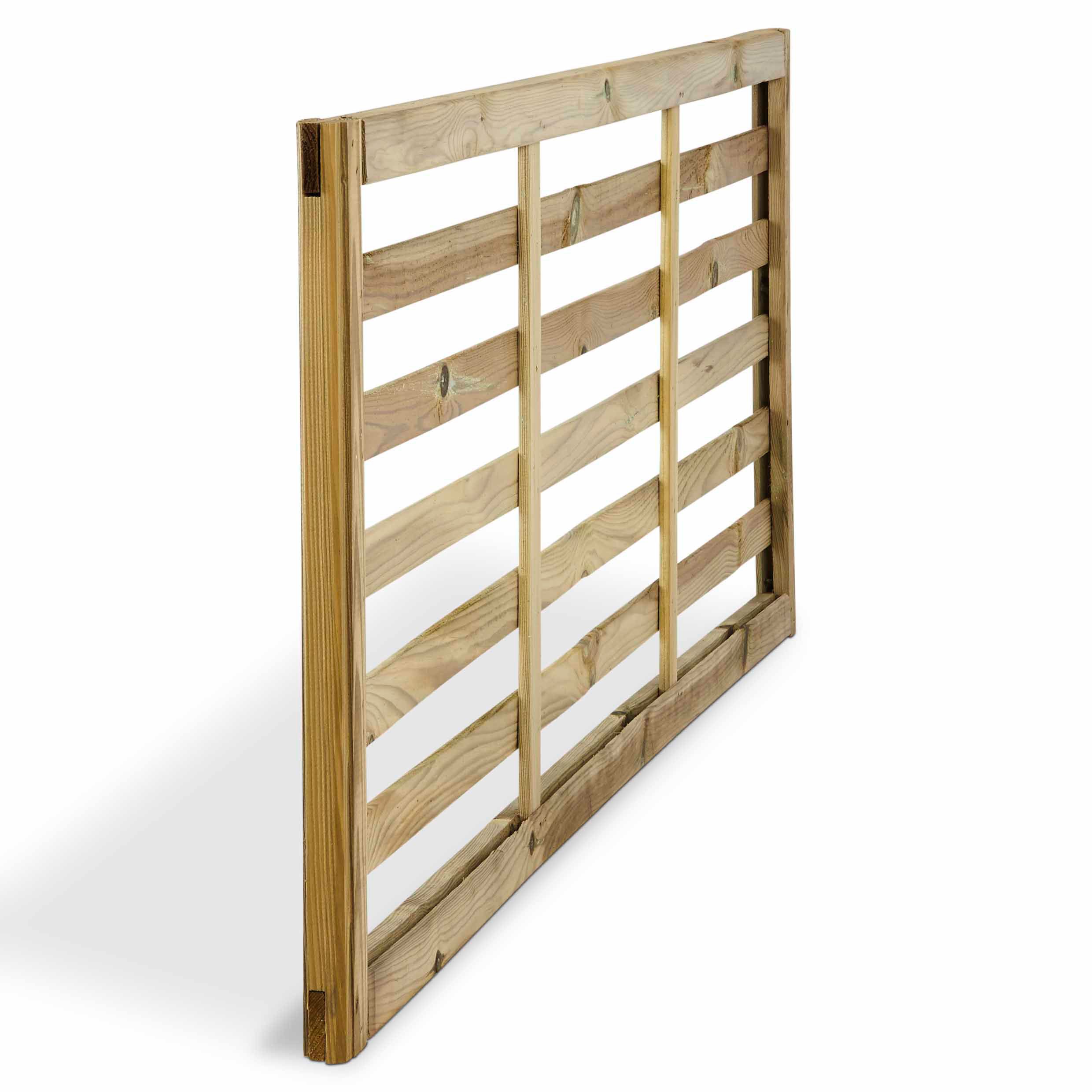GoodHome Neva Pin Timber Trellis panel (W)179cm x (H)52cm