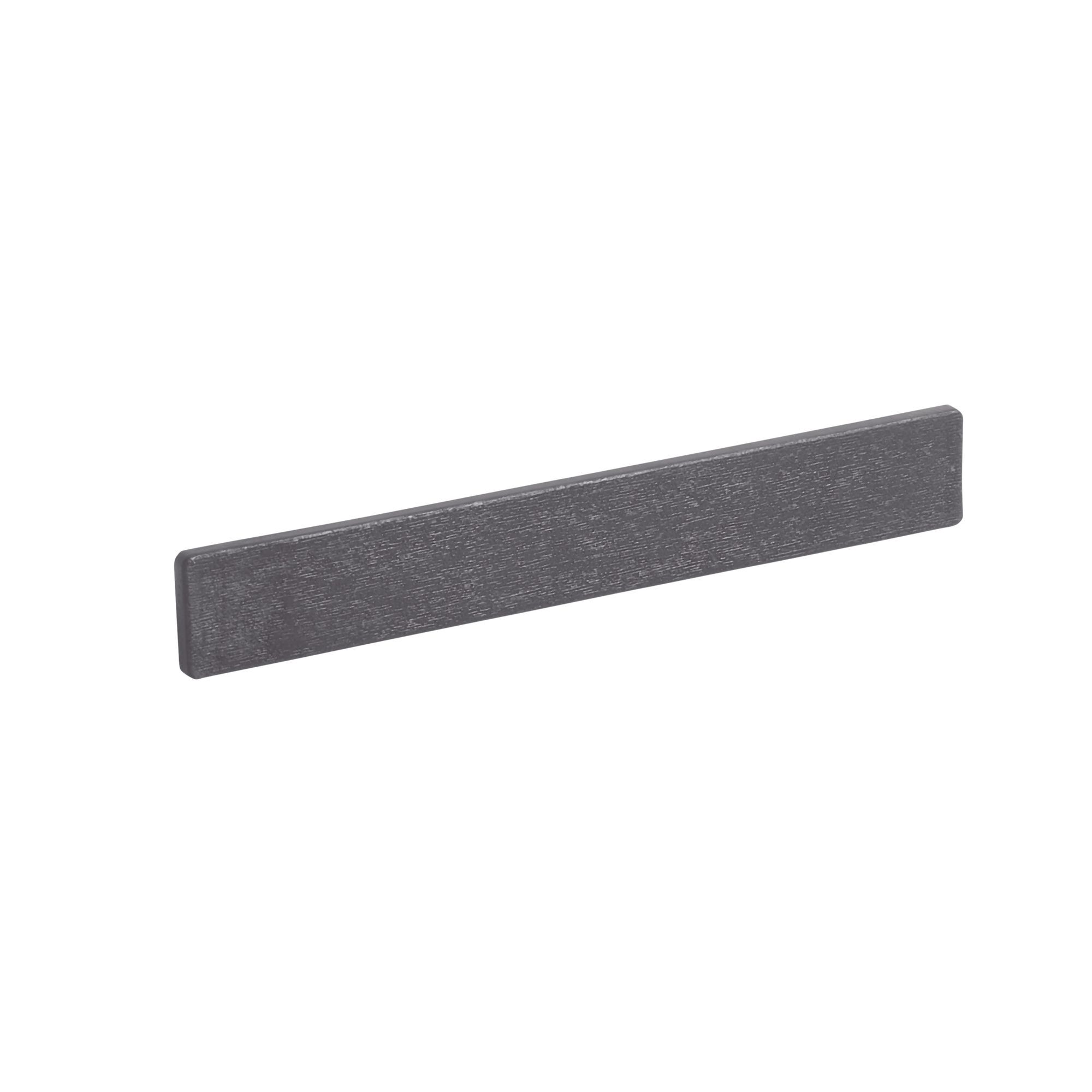 GoodHome Neva Polyethylene (PE) Deck finishing end cap Dark grey, RAL 7021 (L) 145mm (W) 21mm, Pack of 10