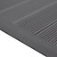 GoodHome Neva Solid Composite L-Shape Finishing profile Anthracite Grey (L)2200mm, Pack of 2