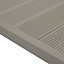GoodHome Neva Solid Composite L-Shape Finishing profile Taupe (L)2200mm, Pack of 2