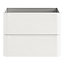 GoodHome Nevado Standard Matt White Wall-mounted Bathroom Vanity unit (H) 600mm (W) 800mm