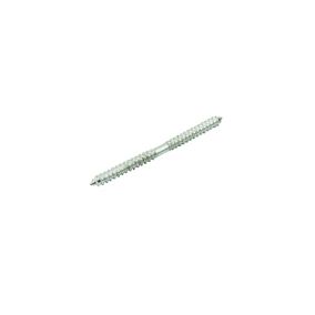 GoodHome Nisis Steel Double ended screw (Dia)4mm